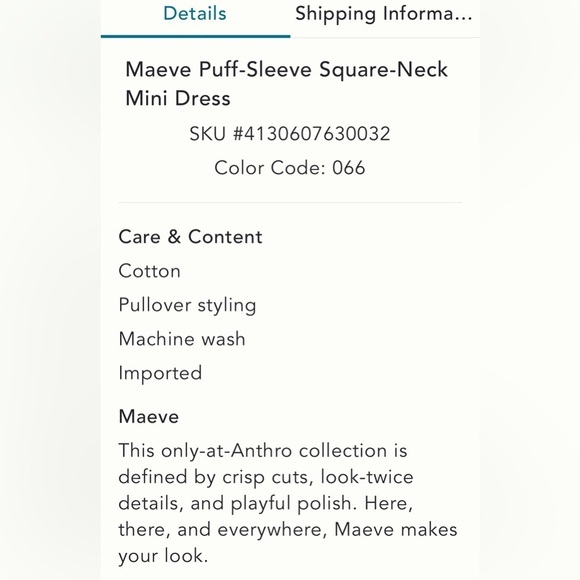 Maeve pink puff sleeve dress size XS new - Picture 5 of 14